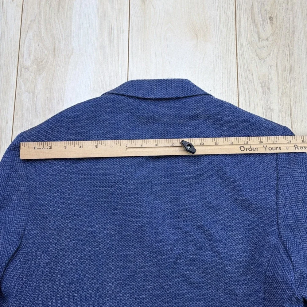 Rodd & Gunn Knit Unstructured MARLANE Wool Blend Blazer Mens Medium 38-40 Blue